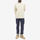 Fred Perry Men's Button Through Overshirt in Oatmeal