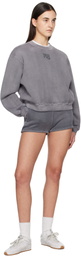 alexanderwang.t Gray Puff Logo Sweatshirt