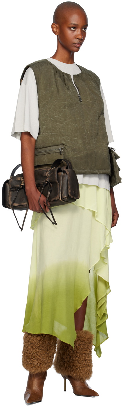 Andersson Bell Khaki Padded Turtle Vest