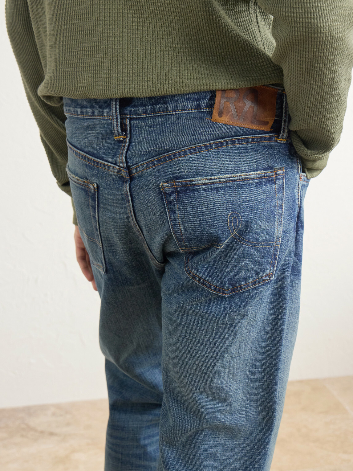 RRL - Straight-Leg Selvedge Jeans - Blue