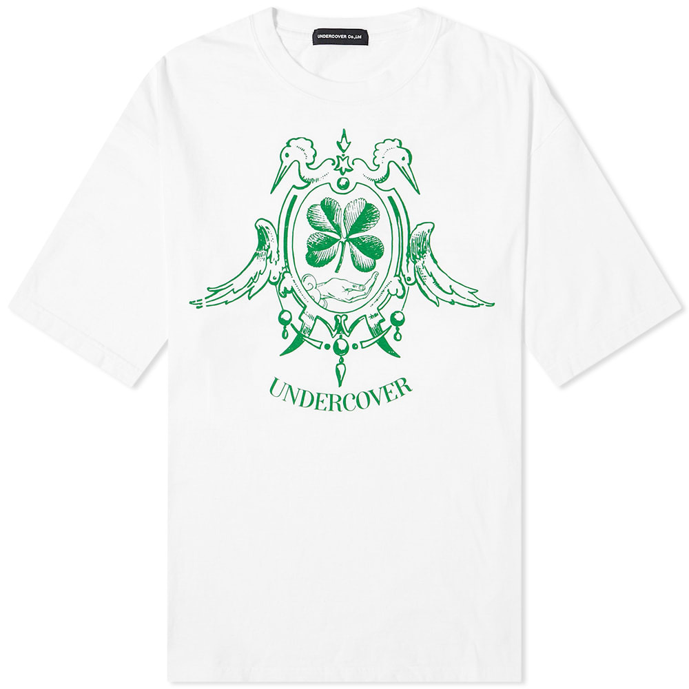 Undercover Women's Crest Logo T-Shirt in White Undercover