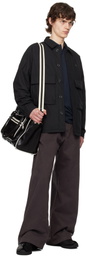 Fred Perry Black Classic Holdall Duffle Bag