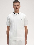 Fred Perry   T Shirt White   Mens