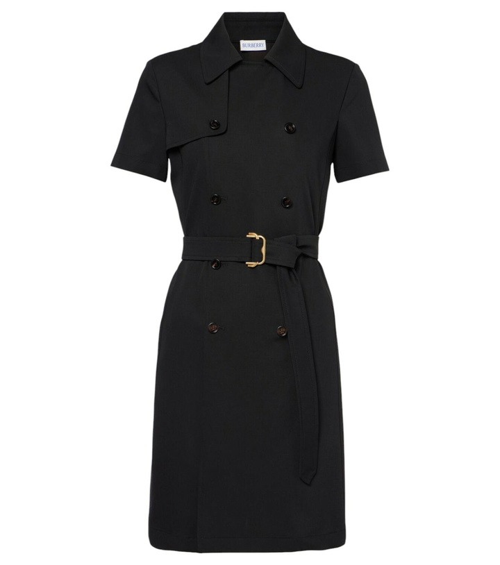 Burberry - Maddison belted wrap minidress Burberry