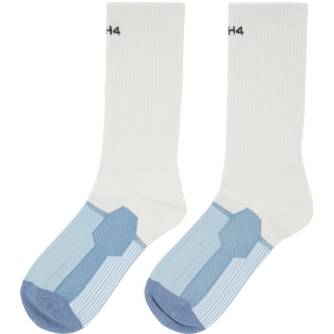 C2H4 Grey and Blue Time Supervisor Expert Socks