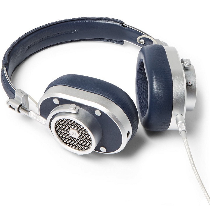 Photo: Master & Dynamic - MH40 Leather Over-Ear Headphones - Men - Navy