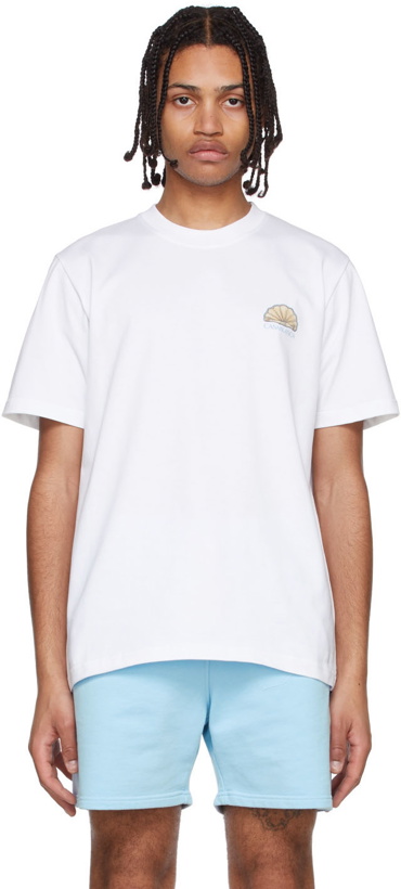 Photo: Casablanca White Organic Cotton T-Shirt