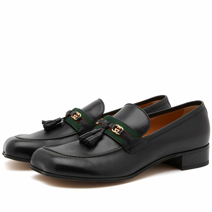 Photo: Gucci Men's Twingberg Runway Paride Loafer in Black