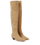 Aquazzura Gainsbourg 45 suede over-the-knee boots