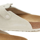 Birkenstock Boston SFB Clog - Antique White Suede