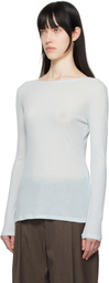 AMOMENTO Blue Round T-shirt