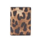 Saint Laurent Men's Card Wallet in Leopard