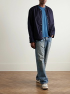 Visvim - Jumbo Garment-Dyed Cotton-Jersey T-Shirt - Blue