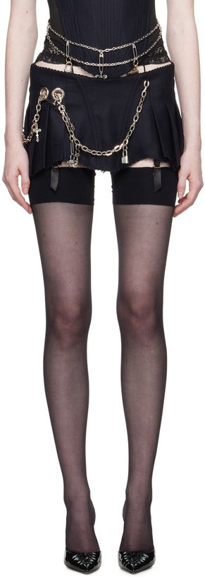 Photo: Dilara Findikoglu Navy Bad Reputation Miniskirt