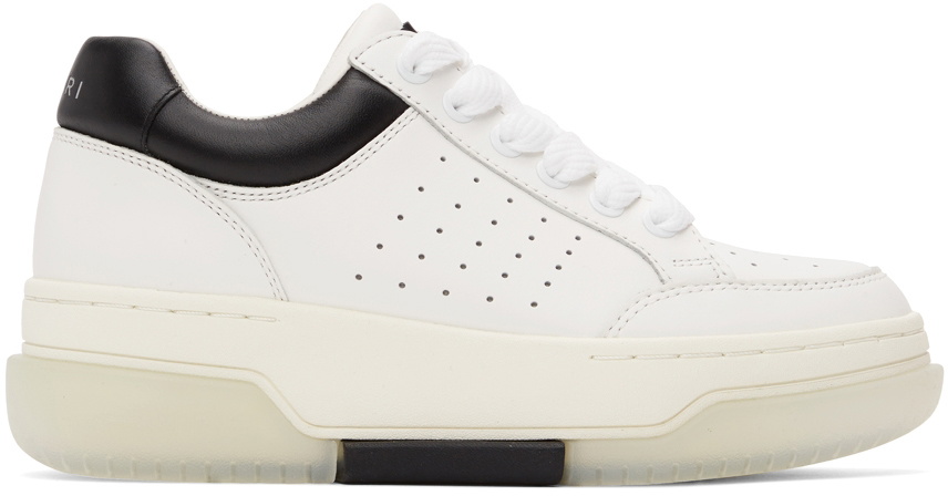 AMIRI White & Black Stadium Low Sneakers Amiri