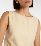 Posse Pamela belted linen vest