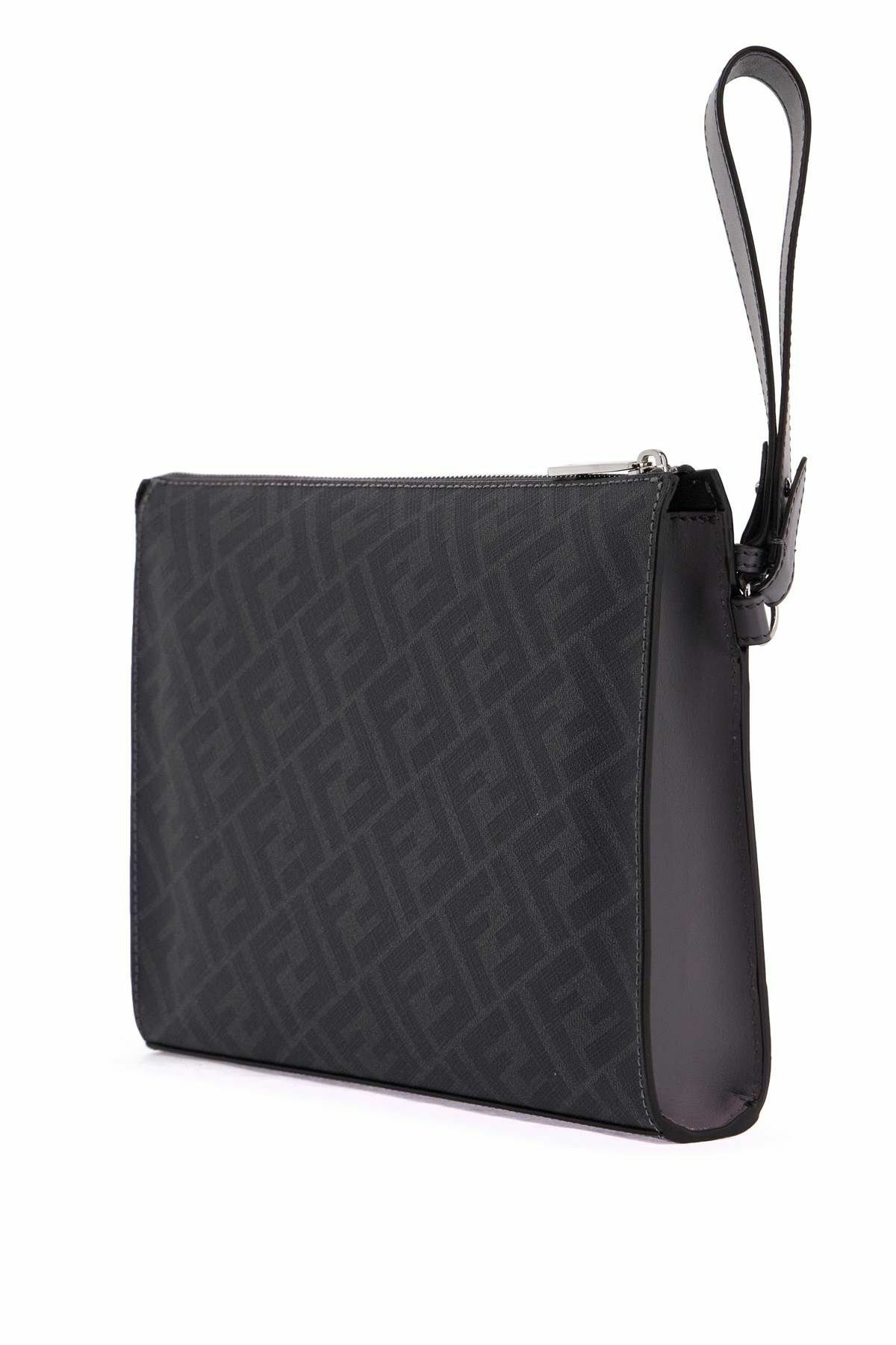 FENDI ff clutch hand Neutro Fendi
