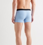 TOM FORD - Stretch-Cotton Jersey Boxer Briefs - Blue