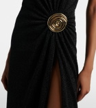 Oséree Lumière gathered midi dress