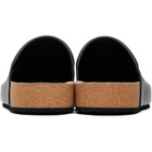 Balenciaga Black Scholl Edition Leather Mule Flats