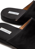 Calvin Klein Hugh Satin Slippers Black