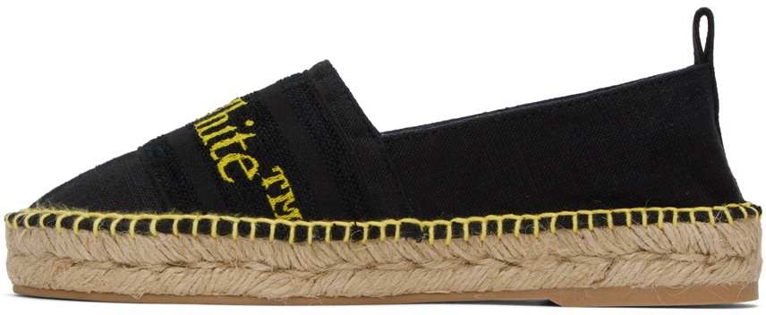 Off-White Black Bookish Espadrilles