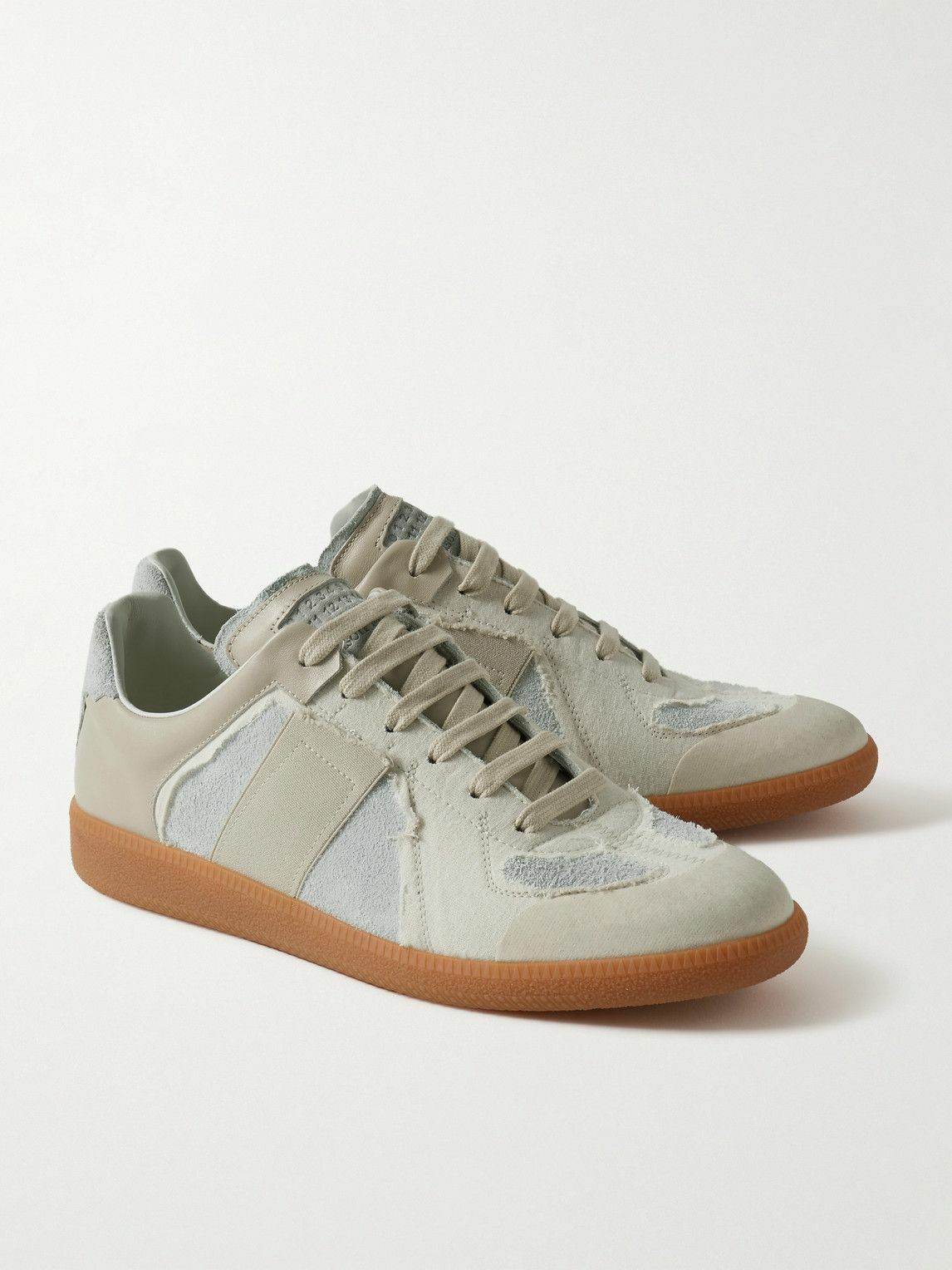 【送関込】Maison Margiela☆Replica Inside Out Sneakers Maison Margiela Replica Inside Out Leather Sneakers