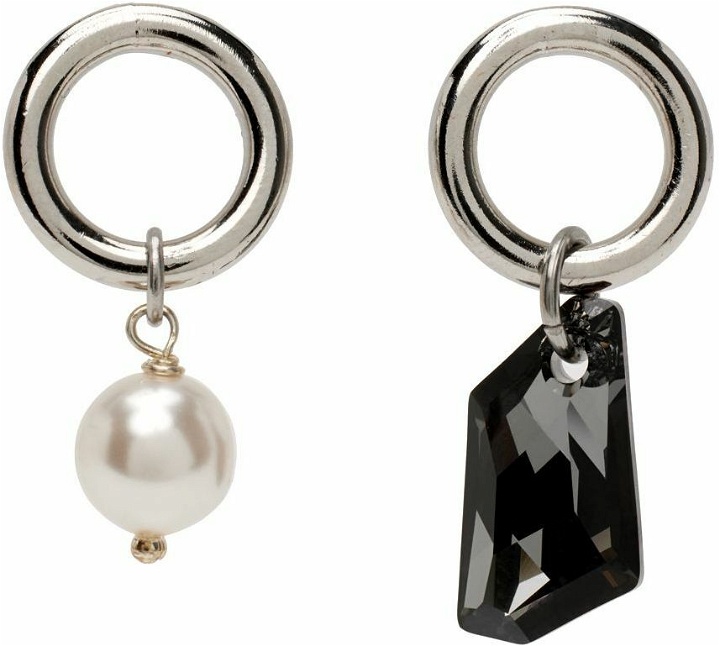 Photo: Justine Clenquet SSENSE Exclusive Silver Laura Earrings