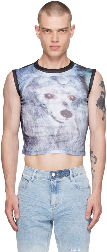 Photo: Ashley Williams Gray Poodle Tank Top