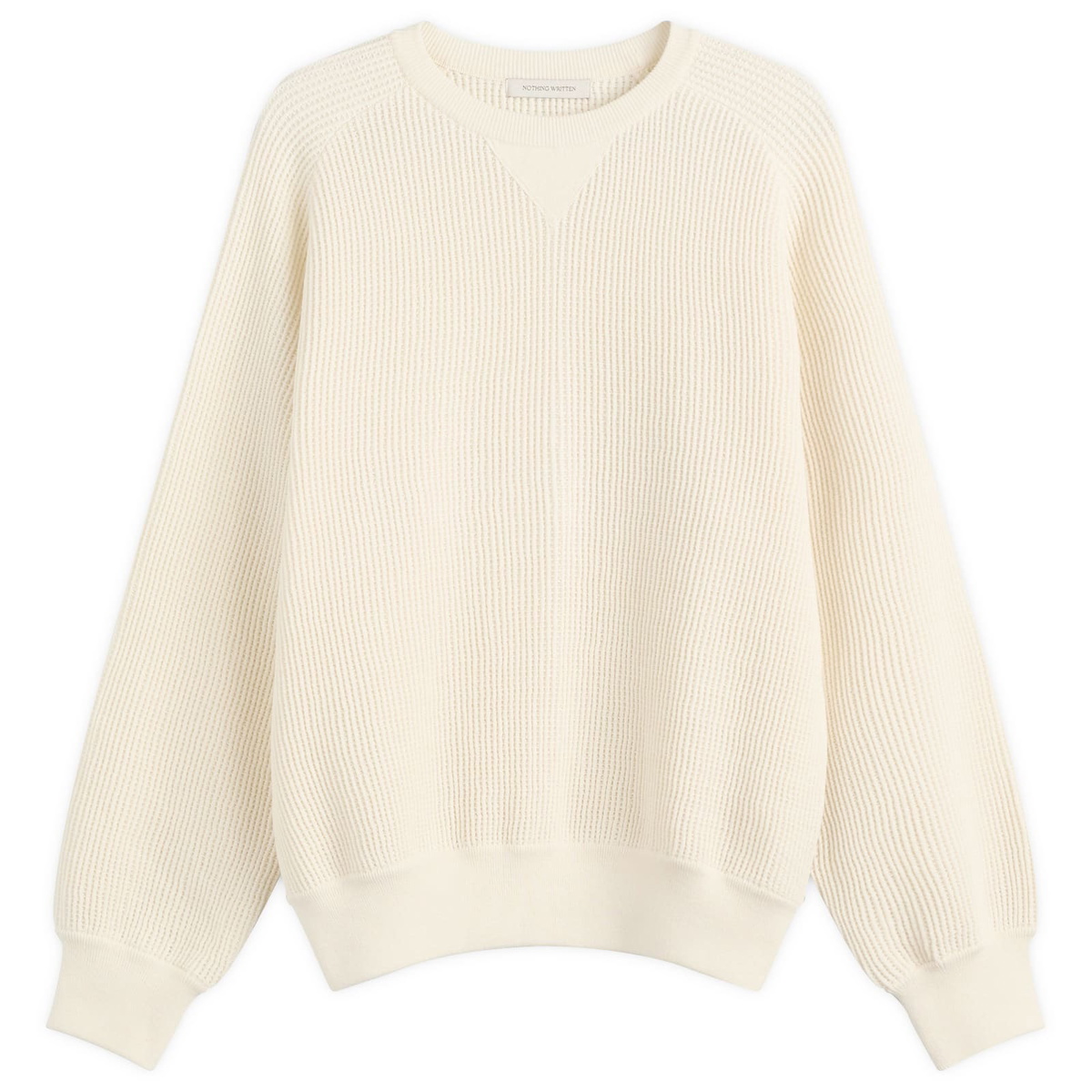 Nothing Written Women's Waffle Knit Pullover in Ivory