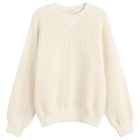Nothing Written Women's Waffle Knit Pullover in Ivory