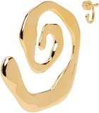 Jacquemus Gold 'Les Creoles Turbi' Earrings
