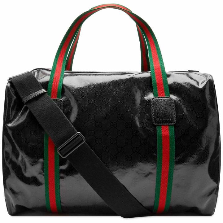 Photo: Gucci Men's GG Vintage Duffle Bag in Black