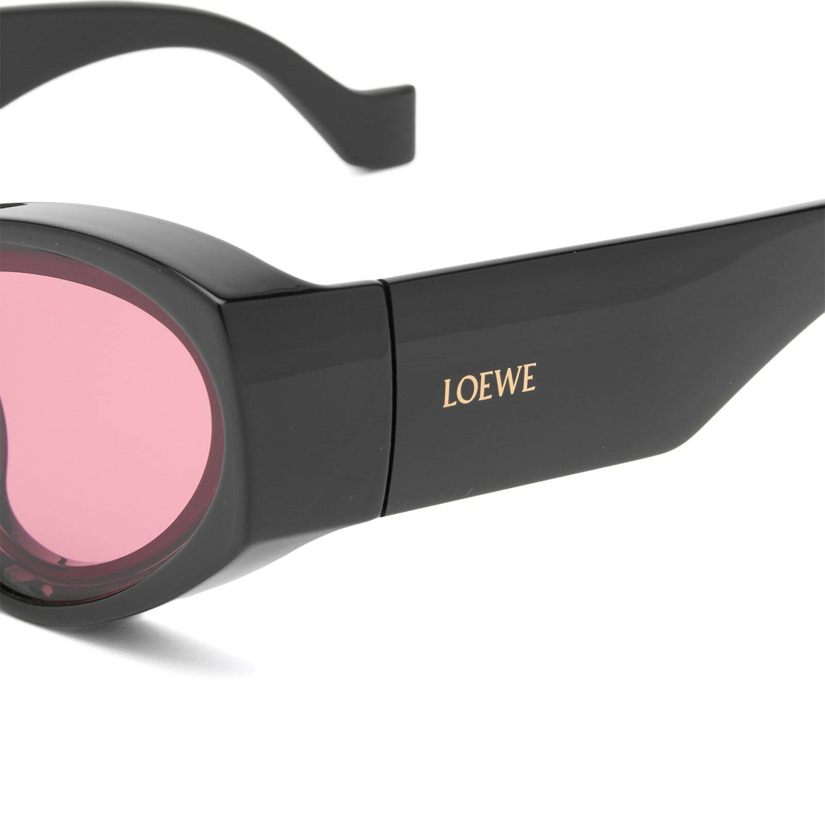 Loewe Eyewear Women's Paula's Ibiza Cat Eye Sunglasses in Black/Rose 