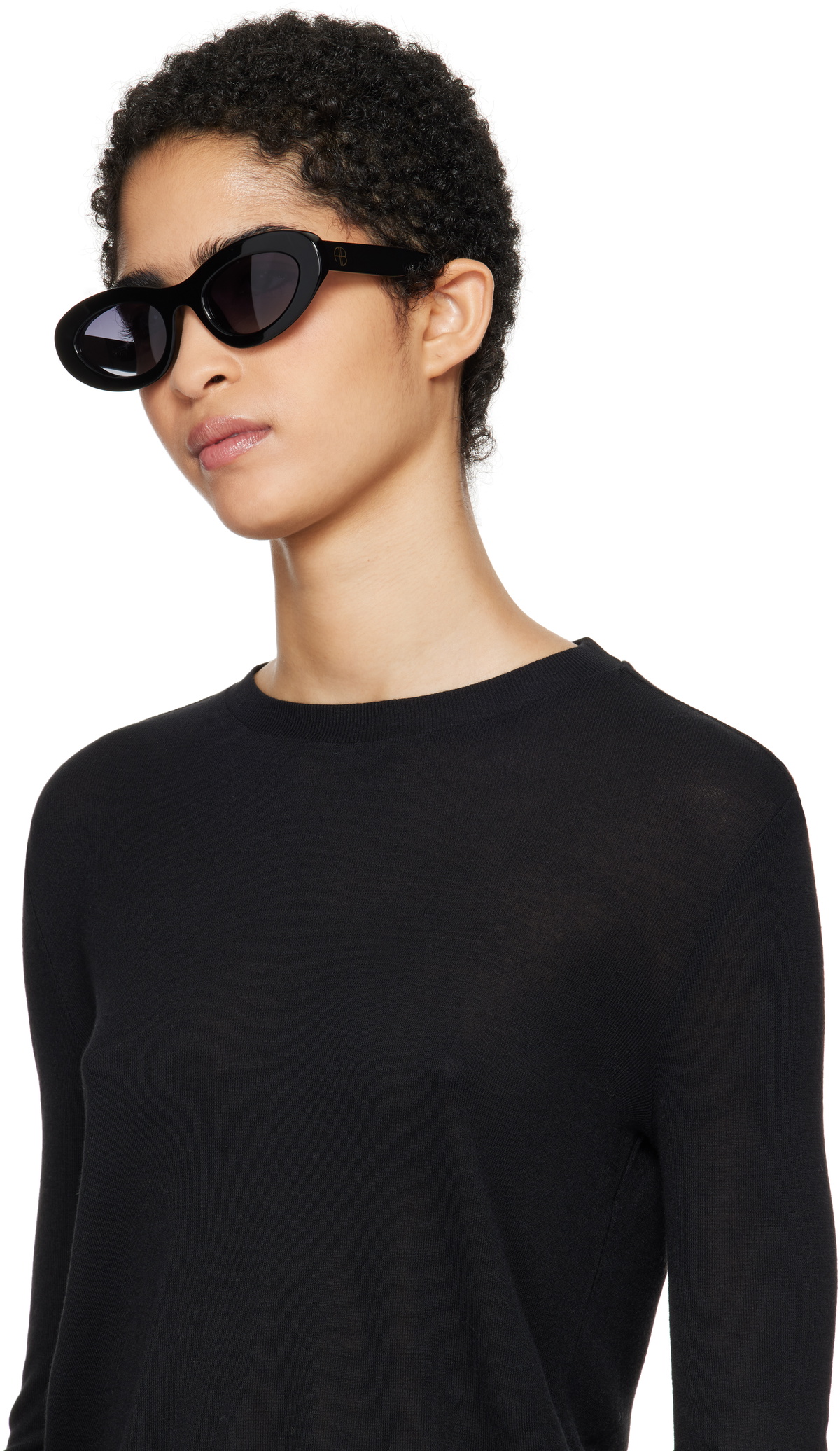 ANINE BING Black Roma Sunglasses ANINE BING display picture 1