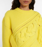Alexander McQueen - Pieced and patched wool sweater