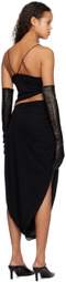 Subtle Le Nguyen Black Twisted Maxi Dress