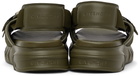 Givenchy Green Marshallow Bridle Sandals