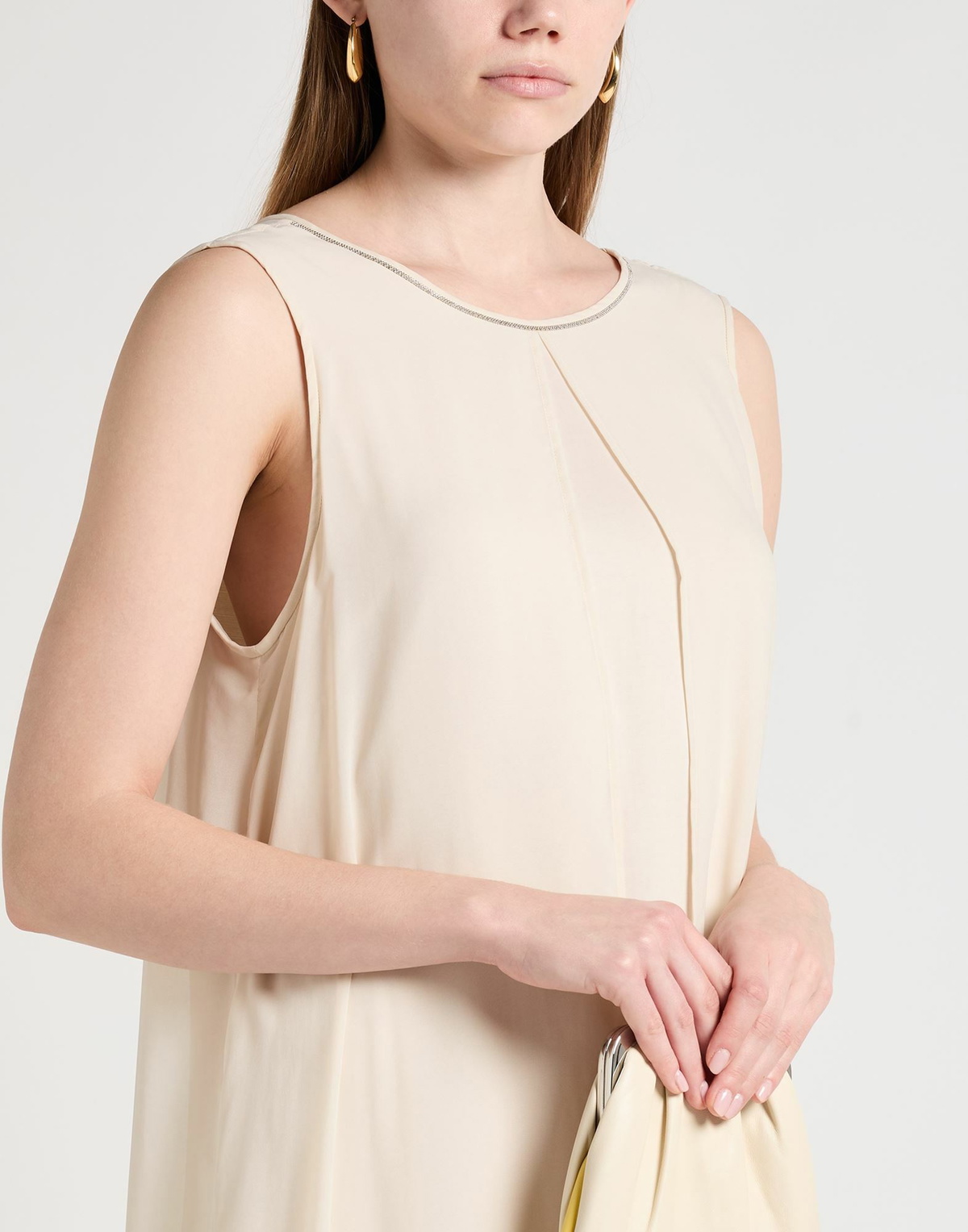 Peserico Womens Mini dress in Beige