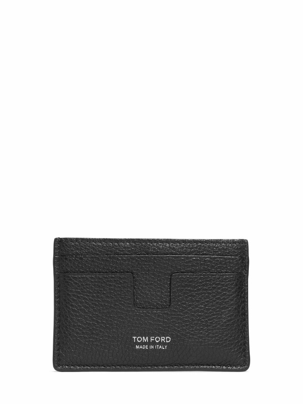 Photo: TOM FORD T Line Grain Leather Card Holder