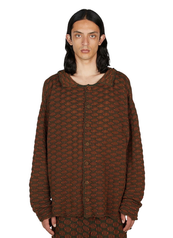 Photo: Isa Boulder Sphere Knit Long Sleeved Cardigan