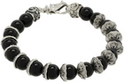 Emanuele Bicocchi Beaded Logo Bracelet