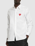 COMME DES GARÇONS PLAY - Heart Patch Cotton Shirt