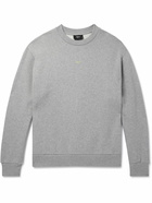 A.P.C. - Logo-Print Organic Cotton-Jersey Sweatshirt - Gray