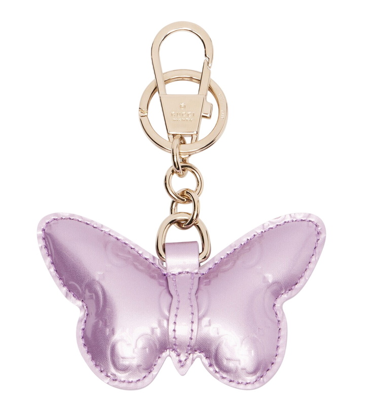 Photo: Gucci Butterfly leather bag charm