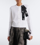 Erdem Embellished wool cardigan