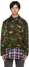 Martine Rose Green Camo Jacket