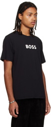 BOSS Black Printed T-Shirt