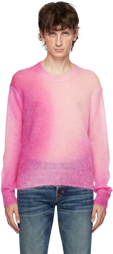 Photo: TOM FORD Pink Graffiti Sweater