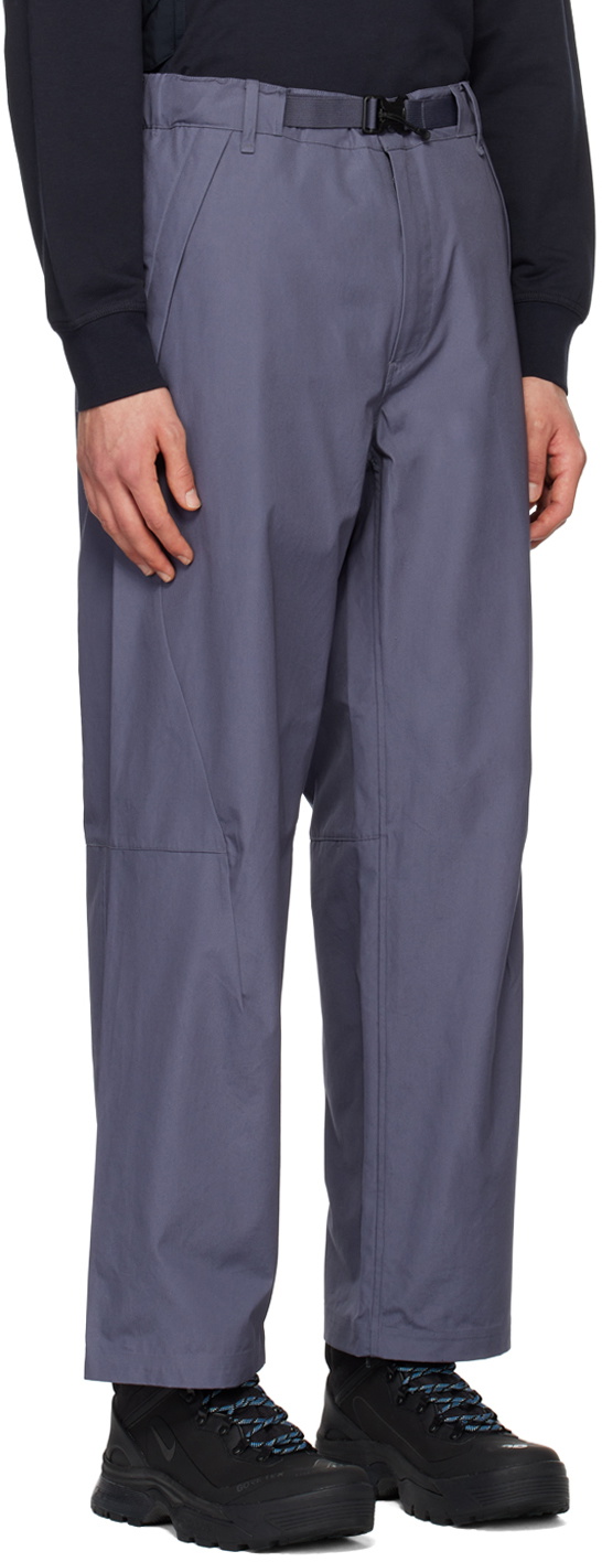 C.P. Company Blue Belted Trousers